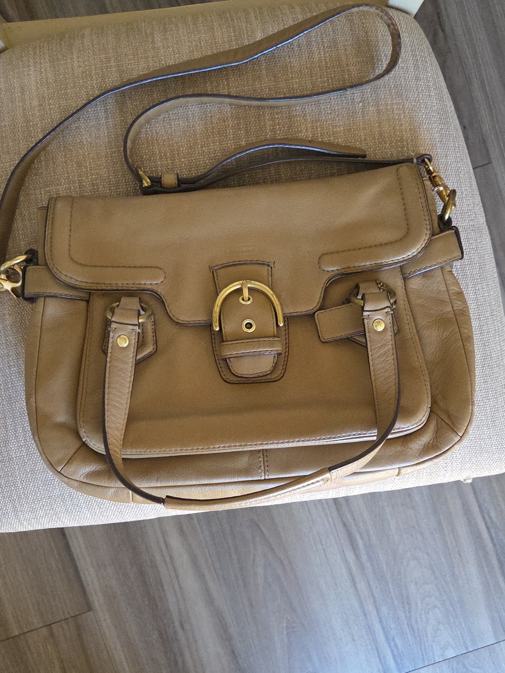 Coach Leather Satchel - Picture 7 of 10